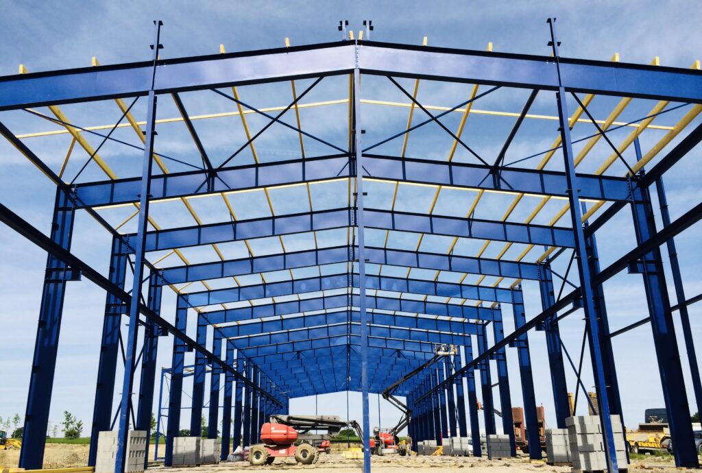 Penard Construction Batiment Industriel A Vannes Charpente Metalique